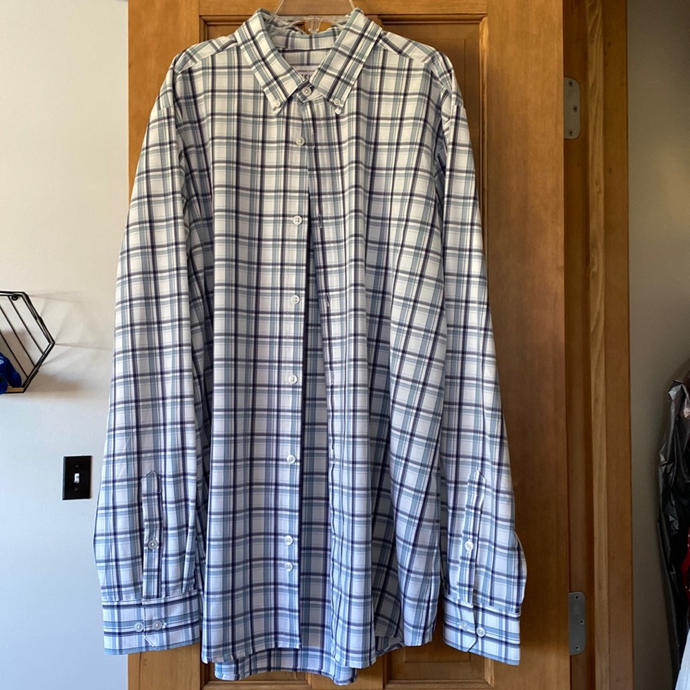 Mizzen + Main Men’s long sleeve shirt 2x